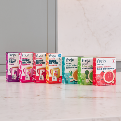 All seven Instant flavours