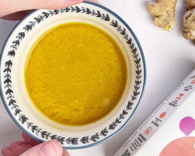Boost your Broth: Chicken bone broth with ginger and tumeric