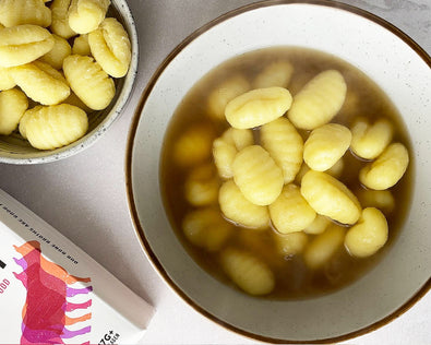 Boost your Broth: Beef Bone Broth and gnocchi