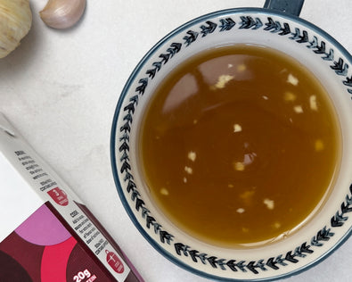 Boost Your Broth: Beef Bone Broth, Worcestershire Sauce & Garlic