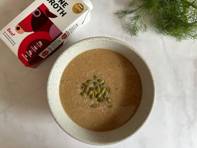 Bone Broth, Bean and Fennel Soup