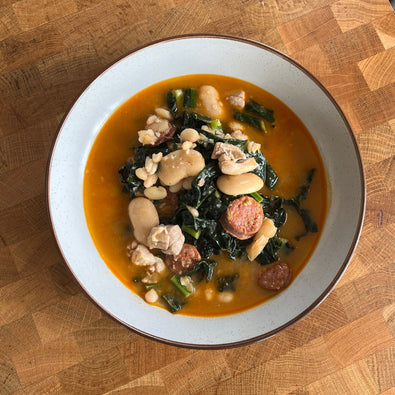 Chorizo, Chicken & Cavolo Nero Stew