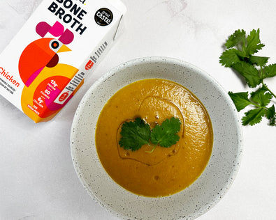 Carrot, Coriander and Bone Broth Soup