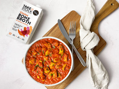 Tomato, Basil and Bone Broth Chicken