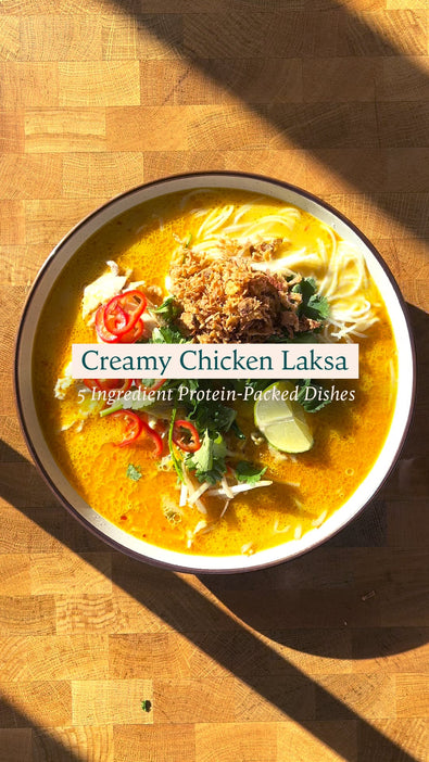 Creamy Chicken Laksa with Bone Broth Recipe