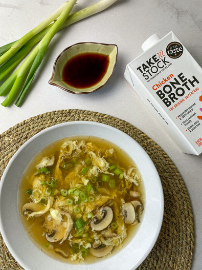 Egg Drop Soup with Bone Broth Recipe