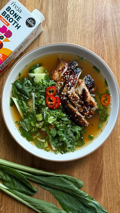 Chicken & Greens Bone Broth Bowl Recipe