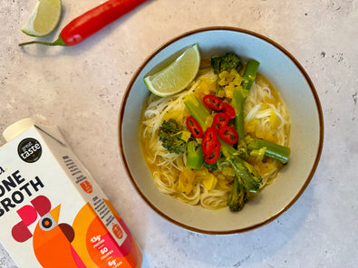 Turmeric and Coconut Noodle Broth