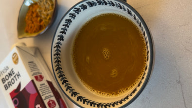 Boost Your Broth: Beef Bone Broth with Ginger and Turmeric