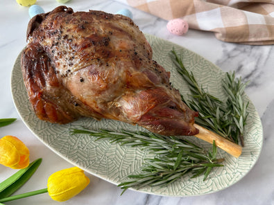 Bone Broth Roasted Lamb