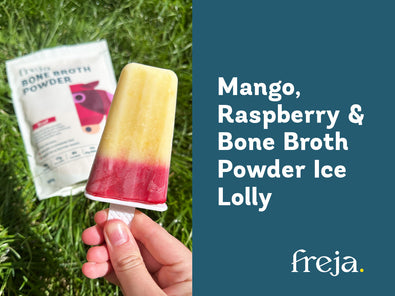 Mango & Raspberry Ice Pops with Bone Broth Recipe