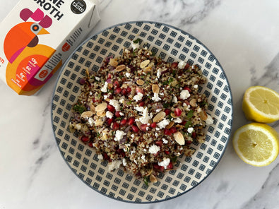 Herby Bone Broth Quinoa Summer Salad