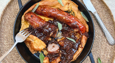 Toad in the Hole w/ Bone Broth & Onion Gravy