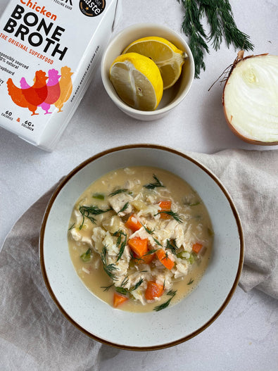 Avgolemono Soup Recipe with Bone Broth