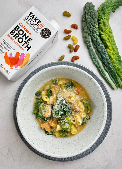 Pasta e Fagioli Recipe with Bone Broth