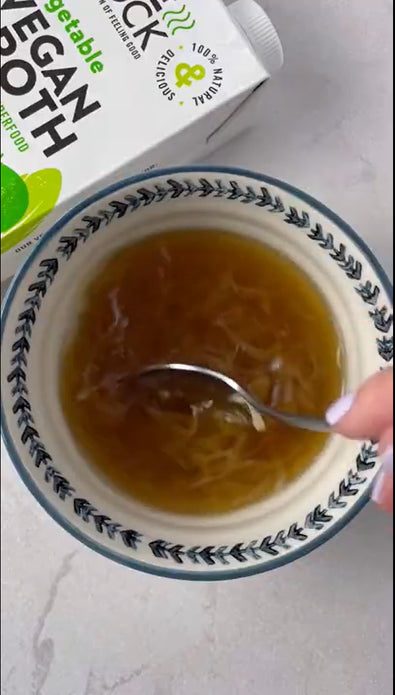 Boost your Broth: Vegan broth and sauerkraut