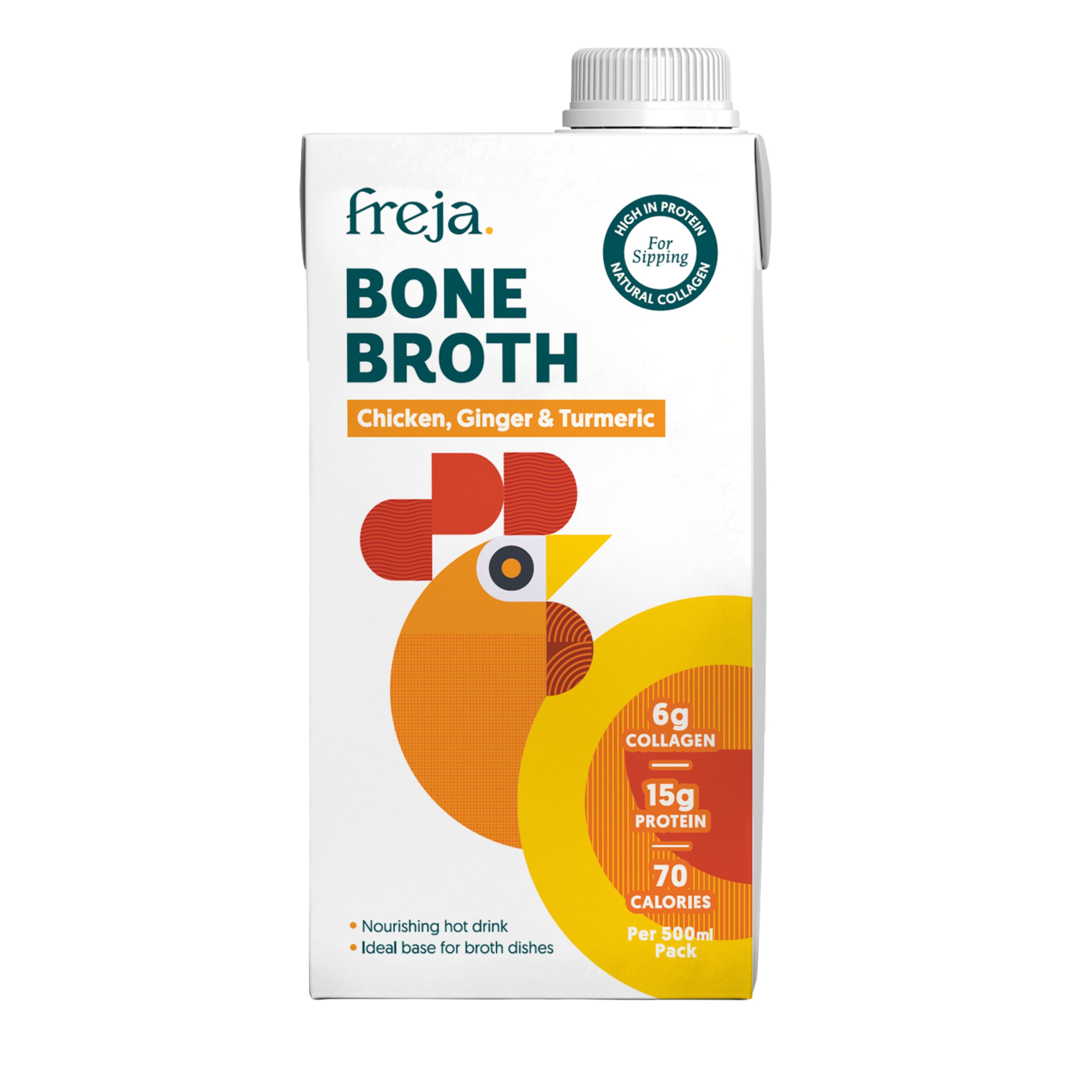 Sipping Bone Broth Chicken Ginger & Turmeric