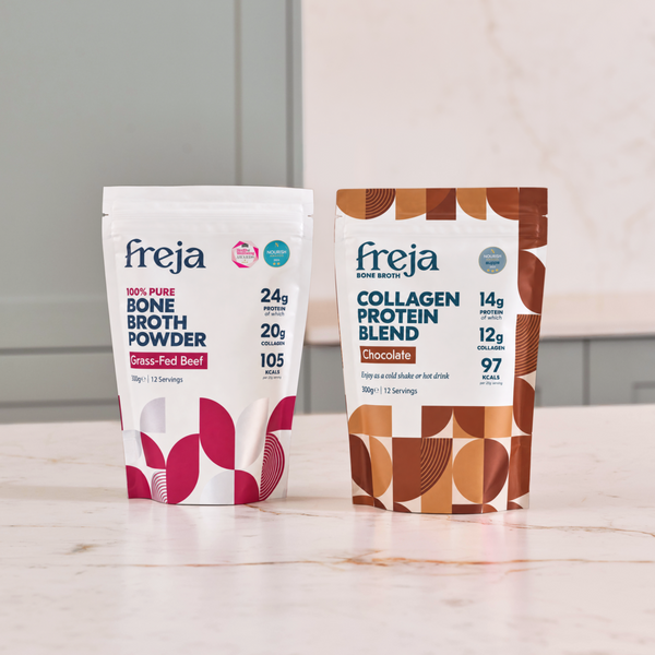 Collagen Protein Shake & Bone Broth Powder Bundle
