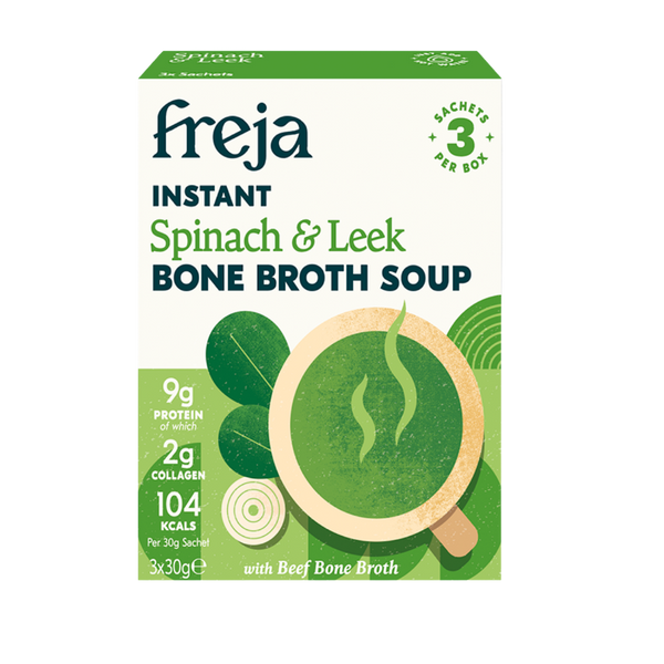 Instant Bone Broth Soup - Spinach & Leek