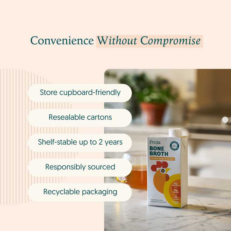 Sipping Bone Broth - Chicken, Ginger & Turmeric