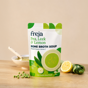 Bone Broth Soup - Pea, Leek & Lemon