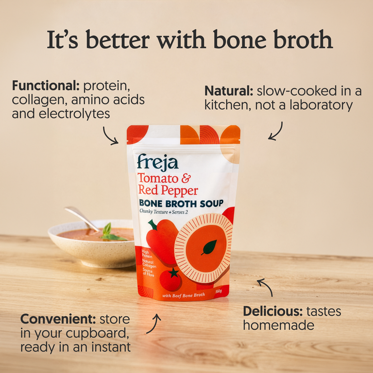 Bone Broth Soup - Tomato & Red Pepper
