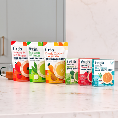 All six Bone Broth Soups