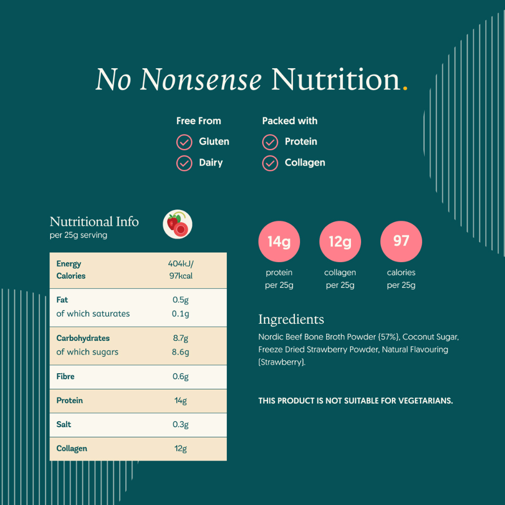 Collagen Protein Shake - Strawberry