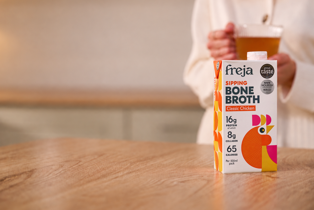 Bone broth nourishes